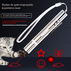 Rechargeable Infrared Cat Laser Toy – Premium Stainless Steel Laser Pen for Cats