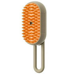 3-in-1 Electric Steam Pet Grooming Brush – Spray, Massage & Deshed Comb for Cats & Dogs