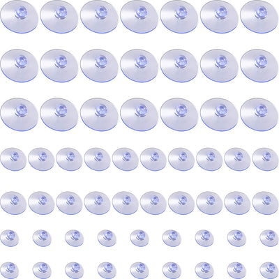 45mm PVC Aquarium Suction Cup Hooks – Clear Window Decoration Clips for Fish Tanks & Home Use