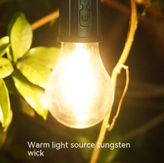 Portable Camping LED Lantern – Rechargeable Hanging Light