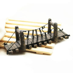Suspension Bridge Aquarium Ornament – Resin Fish Tank Decoration, Bend or Straight Style
