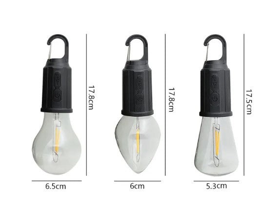 Portable Camping LED Lantern – Rechargeable Hanging Light
