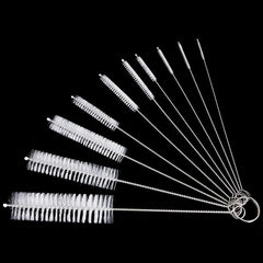 10-Piece Straw & Bottle Cleaning Brush Set