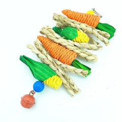 Handwoven Pet Vine Ball & Hammock Toy