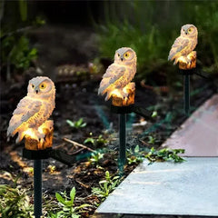 Solar LED Garden Stake Lights – Owl & Fairy House Designs