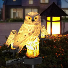 Solar LED Garden Stake Lights – Owl & Fairy House Designs
