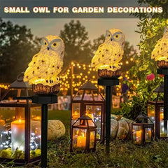 Solar LED Garden Stake Lights – Owl & Fairy House Designs
