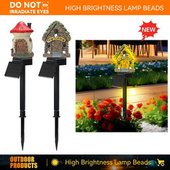 Solar LED Garden Stake Lights – Owl & Fairy House Designs