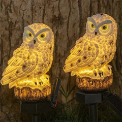 Solar LED Garden Stake Lights – Owl & Fairy House Designs