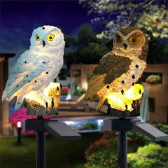 Solar LED Garden Stake Lights – Owl & Fairy House Designs