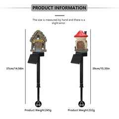 Solar LED Garden Stake Lights – Owl & Fairy House Designs