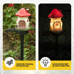 Solar LED Garden Stake Lights – Owl & Fairy House Designs