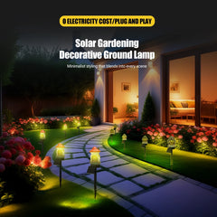 Solar LED Garden Stake Lights – Owl & Fairy House Designs