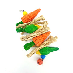 Handwoven Pet Vine Ball & Hammock Toy
