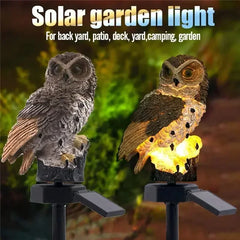 Solar LED Garden Stake Lights – Owl & Fairy House Designs