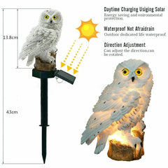 Solar LED Garden Stake Lights – Owl & Fairy House Designs