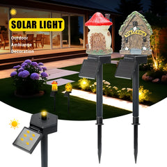 Solar LED Garden Stake Lights – Owl & Fairy House Designs