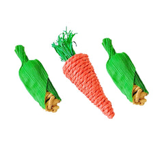 Handwoven Pet Vine Ball & Hammock Toy