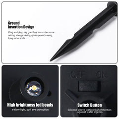 Solar LED Garden Stake Lights – Owl & Fairy House Designs