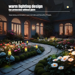 Solar LED Garden Stake Lights – Owl & Fairy House Designs