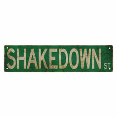 Vintage-Style Metal Street Sign – 4 × 16 in