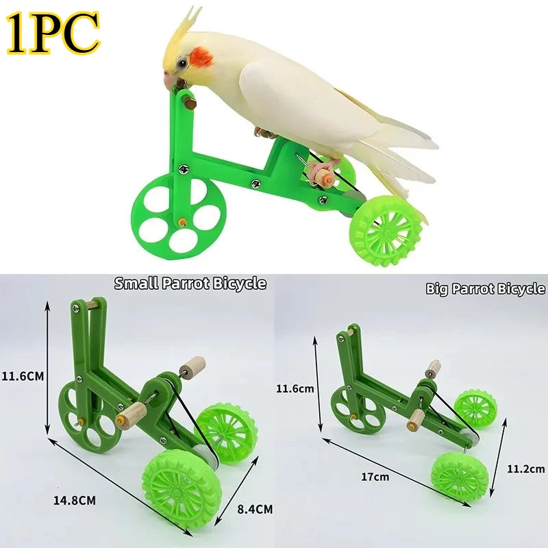 Parrot Bike Toy for Small Birds