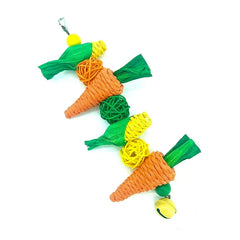 Handwoven Pet Vine Ball & Hammock Toy