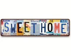 Vintage-Style Metal Street Sign – 4 × 16 in