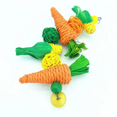 Handwoven Pet Vine Ball & Hammock Toy