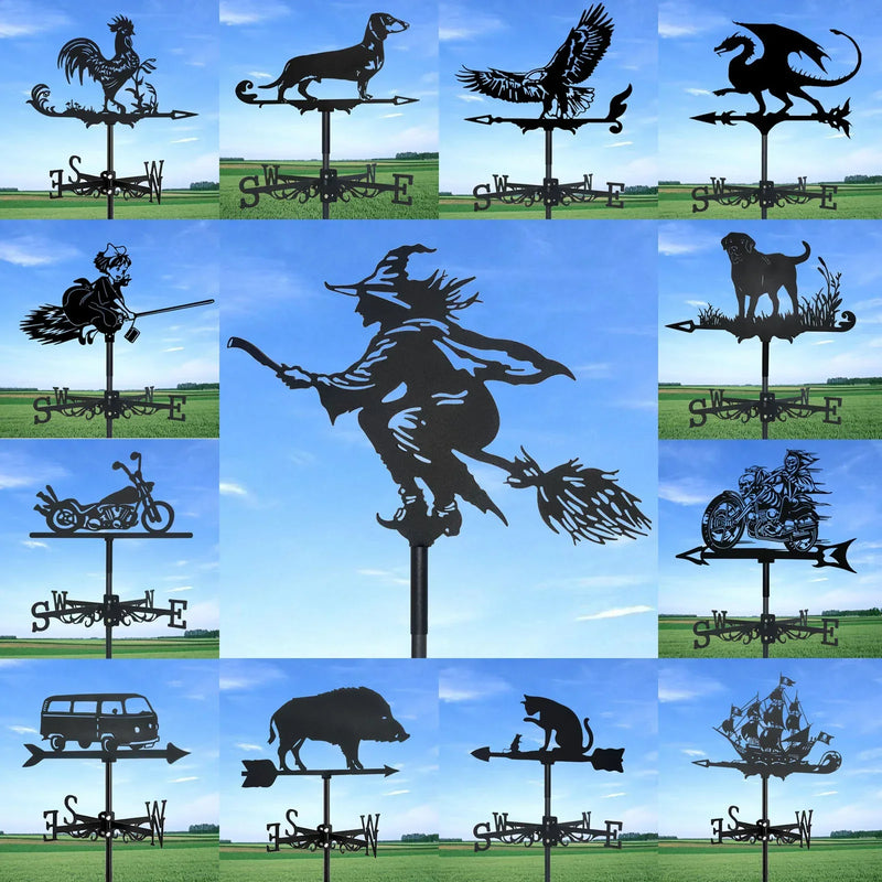 Decorative Iron Garden Weathervane – Animal & Novelty Designs