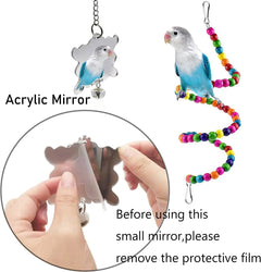 7-Piece Parrot Toy Set – Colorful Bird Cage Accessories for Parrots & Parakeets