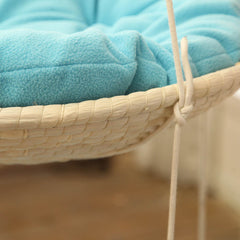 Woven Cat Hammock & Climbing Nest – Eco-Friendly Corn Husk & Hemp Rope Cat Bed (50cm)