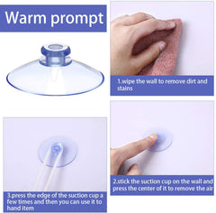 45mm PVC Aquarium Suction Cup Hooks – Clear Window Decoration Clips for Fish Tanks & Home Use