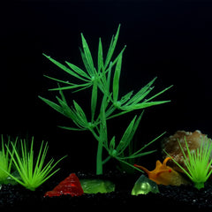 Glowing Silicone Aquarium Plants – Blue Light Fish Tank Decorations, Eco-Friendly & Fish-Safe