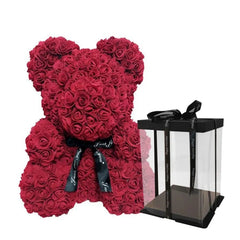 Artificial Rose Bear