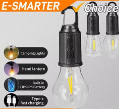 Portable Camping LED Lantern – Rechargeable Hanging Light