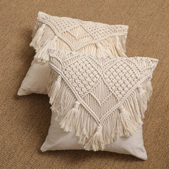 Hand-woven Pillow Covers