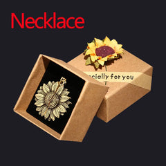 Sunflower Necklace